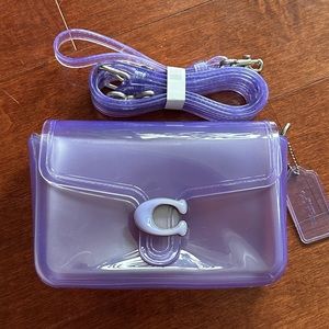 Coach Tabby Crossbody Purse in Purple Jelly